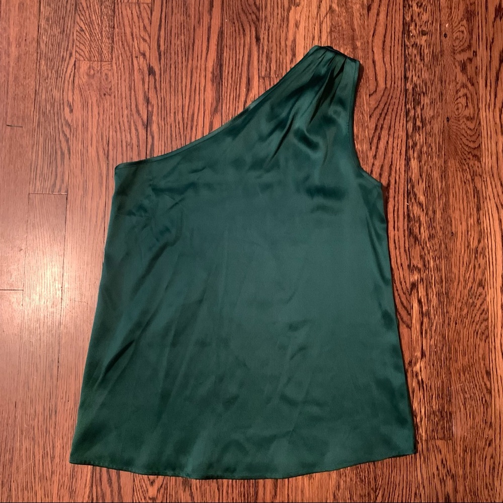 RAMY BROOK One-Shoulder Silk Top